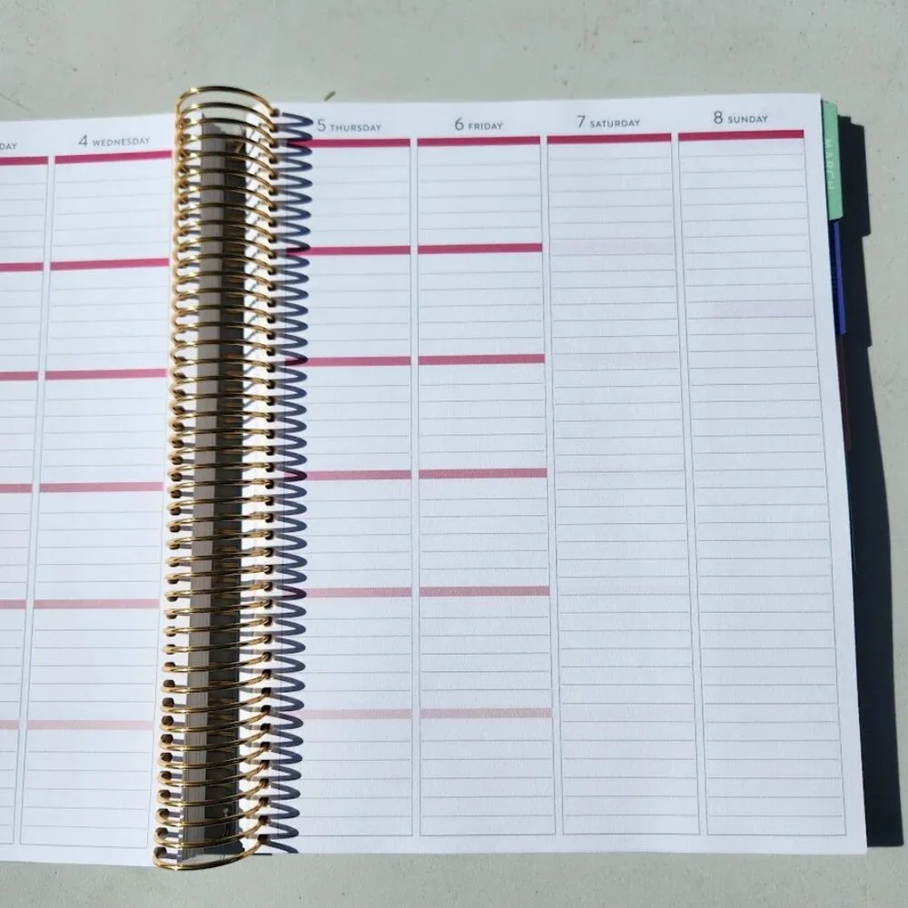 NEW Lakers Academic School Planner Calendar Organizer 2025-2026 Weekly Monthly T